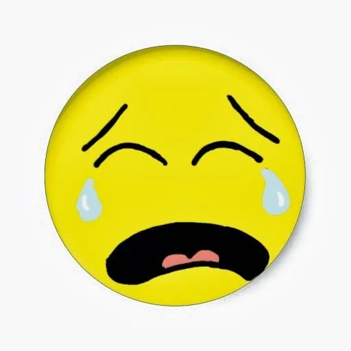 Cara llorando emoticon - Imagui