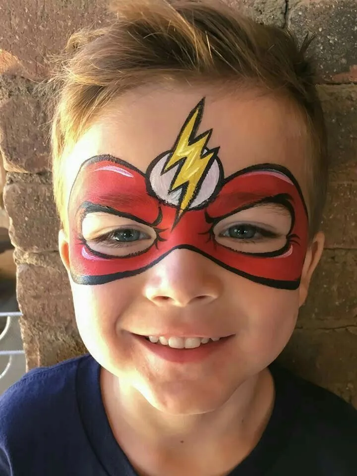 Carita pintada niño