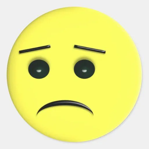 Carita triste amarilla - Imagui