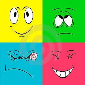 Caritas .... Alegre Cansado Feliz Enojado
