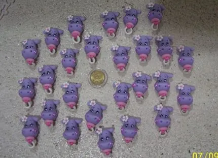 Caritas de bebé en porcelana fria - Imagui