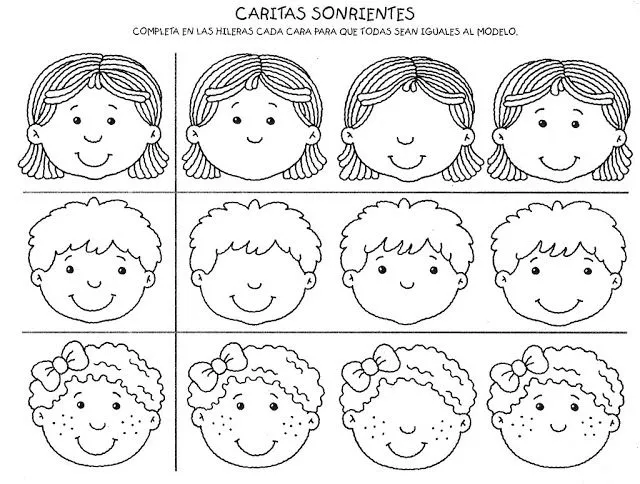 CARITAS DE EMOCIONES PARA COLOREAR - Imagui