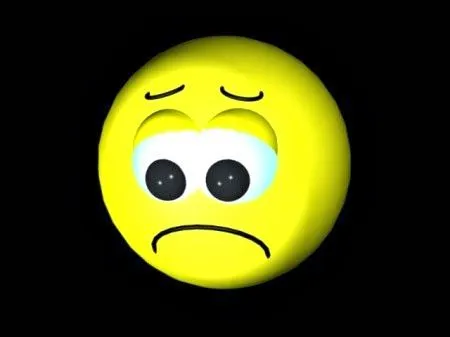 Caras tristes emoticones - Imagui