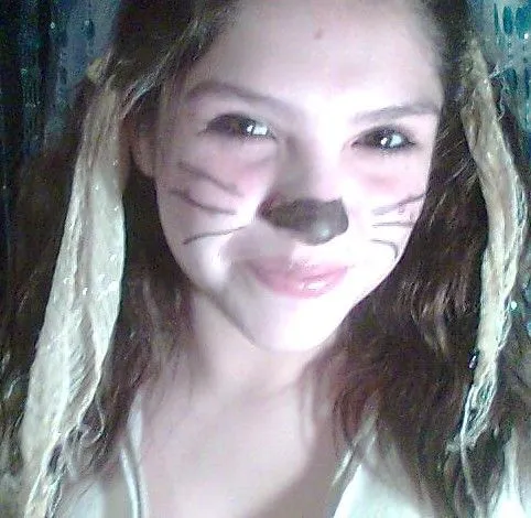 Fotos de caras pintadas de gatitas - Imagui