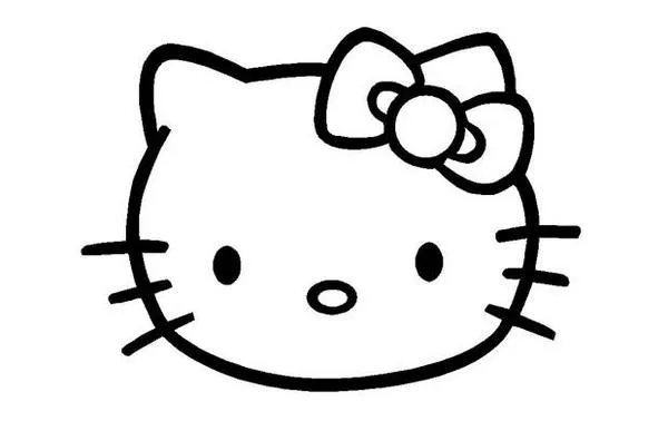 Caritas de Hello Kitty para colorear - Imagui