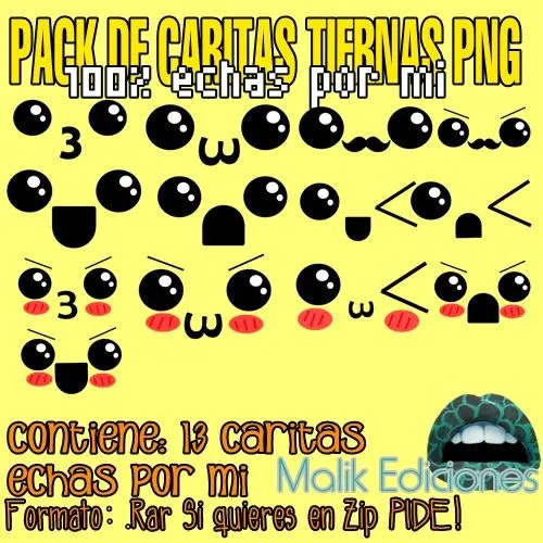 Como dibujar caritas kawaii - Imagui
