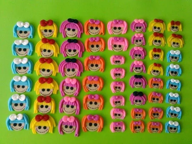 Caritas lalaloopsy en porcelana fria | Porcelana fria ... Caritas lalaloopsy en porcelana fria | Porcelana fria ...