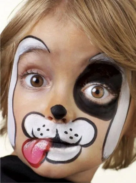 caritas locas on Pinterest | Face Paintings, Maquillaje and Dog Makeup