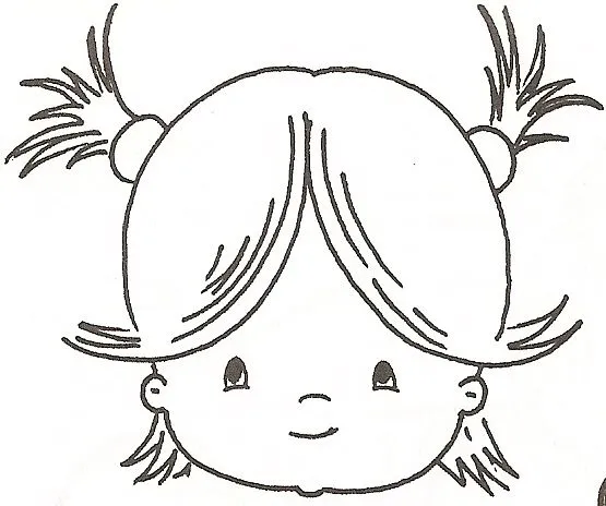 Moldes de niña y niño - Imagui