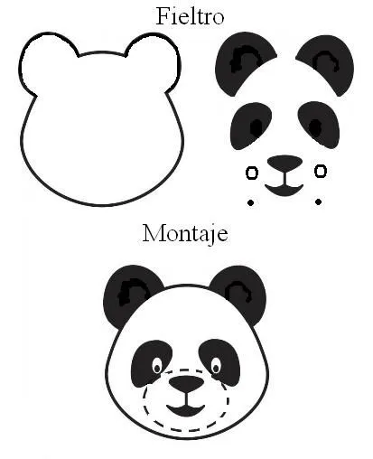 Caritas de ositos panda - Imagui