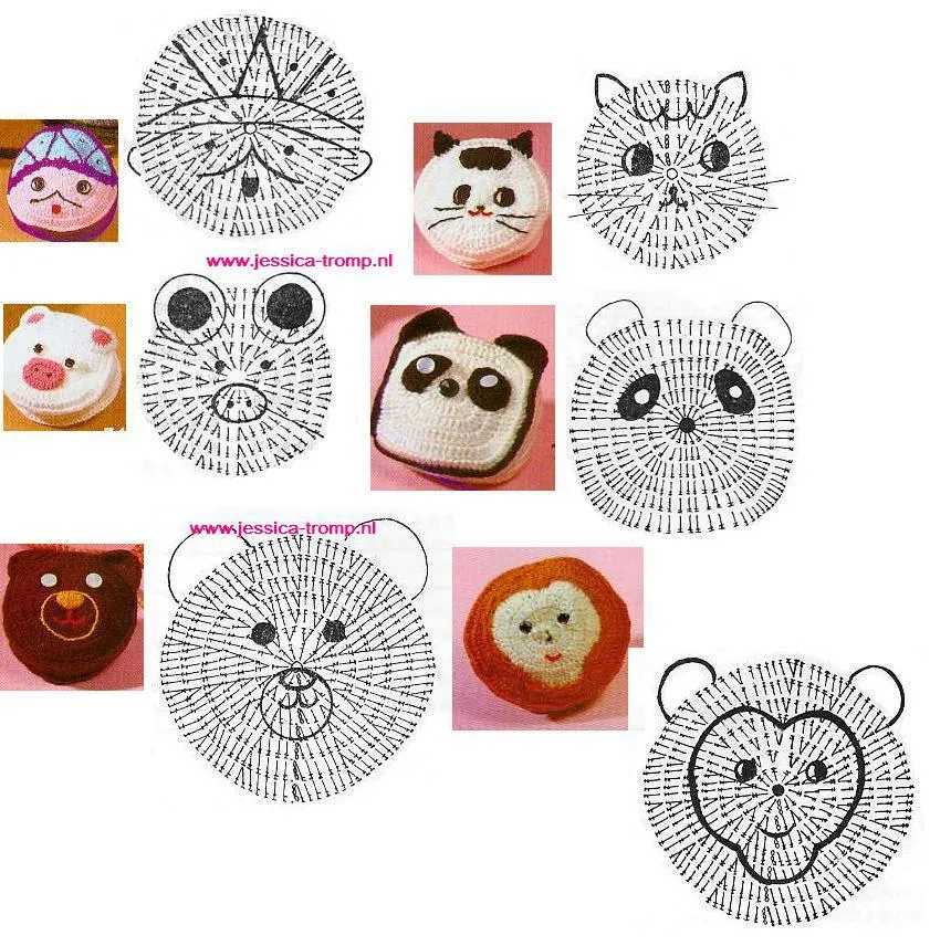 Caritas Patrones de Crochet Infantiles - Patrones Crochet Caritas Patrones de Crochet Infantiles - Patrones Crochet