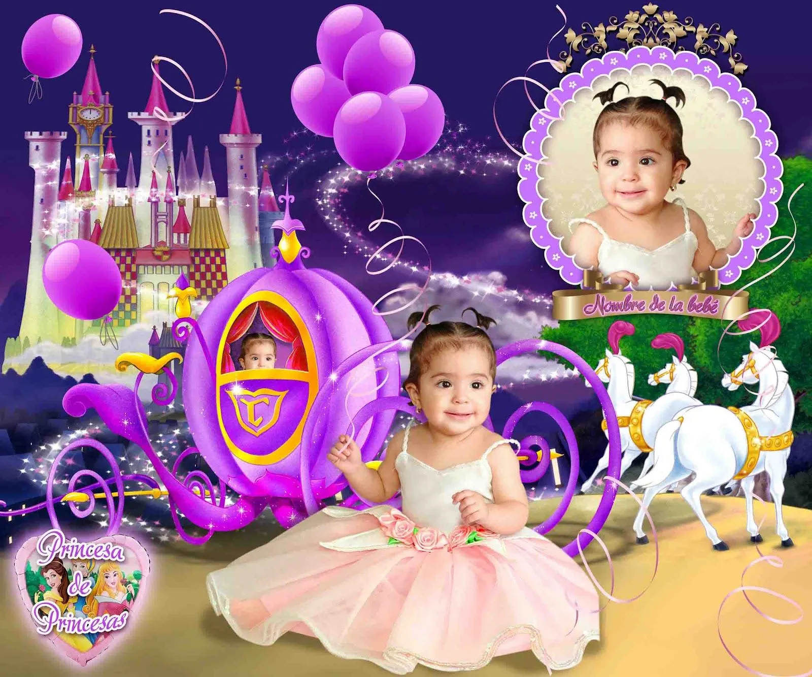Princesa de princesas - Plantillas para Photoshop 2014