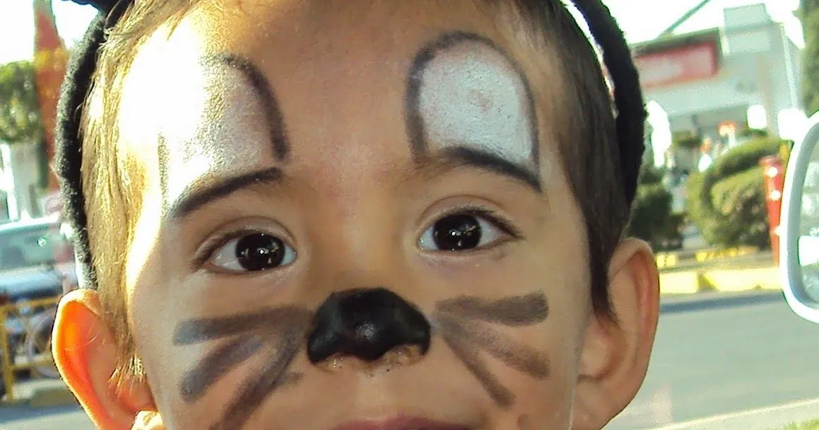 CARITAS PINTADAS PARA NIÑOS Y NIÑAS: CARITA PINTADA DE UN RATON CARITAS PINTADAS PARA NIÑOS Y NIÑAS: CARITA PINTADA DE UN RATON