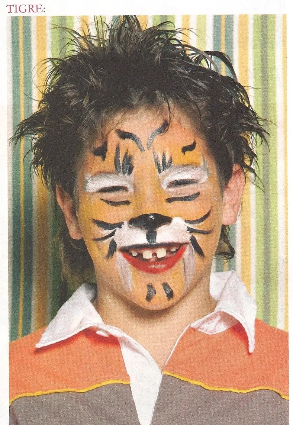 CARITAS PINTADAS tigre - Imagui