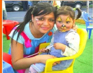 Caritas pintadas de payasitas - Imagui