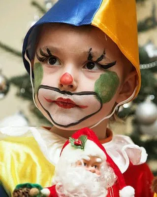Caritas pintadas de payaso - Imagui