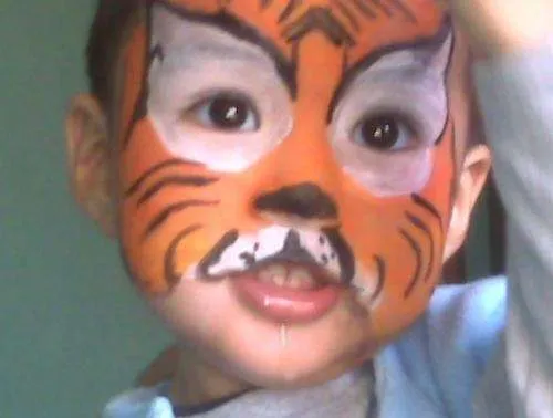 CARITAS PINTADAS tigre - Imagui