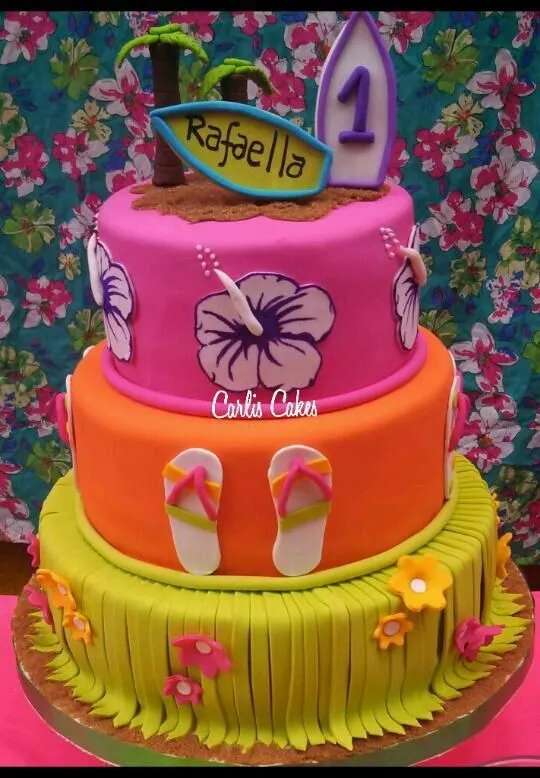 Carlis Cakes on Twitter: "Torta Hawaiana para celebrar el 1er año ...