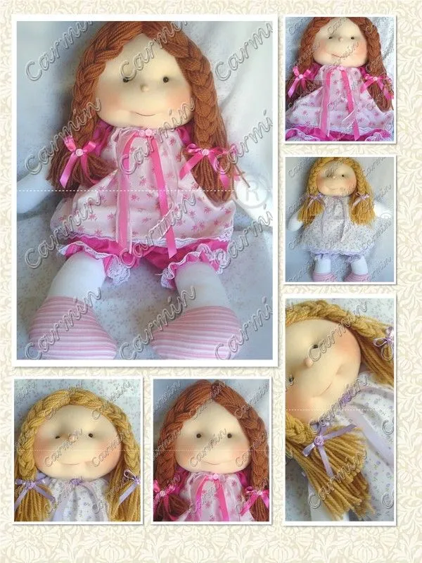 Carmín::: MUÑECAS Y MÁS MUÑECAS!!!