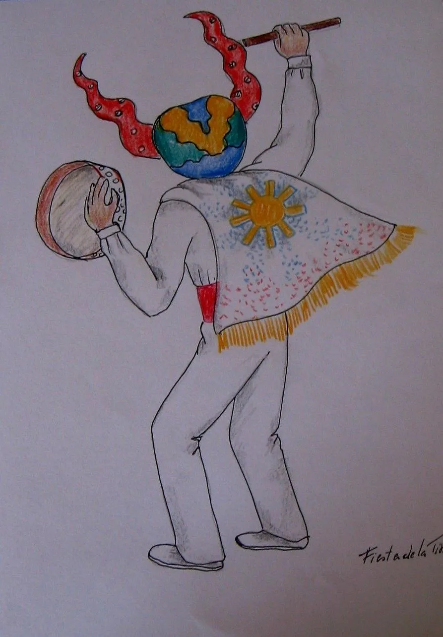 Carnaval Diablada, Dibujo por Carolina Kergall | Artmajeur Carnaval Diablada, Dibujo por Carolina Kergall | Artmajeur