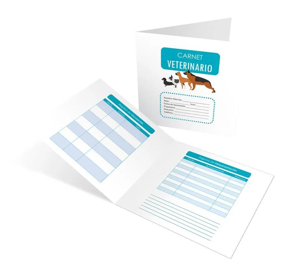 Carnet Veterinarios - Imprenta Buin