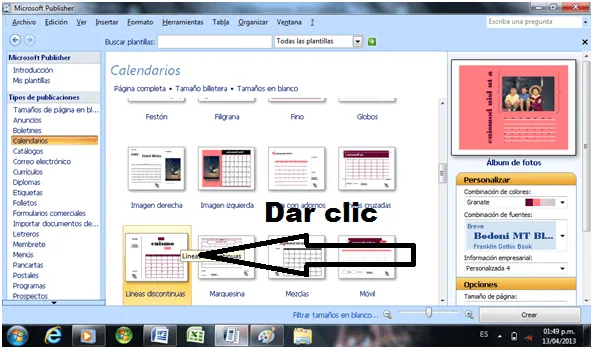 Carolina Vidal: Como hacer un calendario anual en Publisher Carolina Vidal: Como hacer un calendario anual en Publisher
