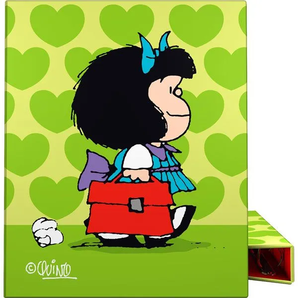 Carpeta Anillas A4 Mafalda Corazón de Grafoplas - TodoPapás Carpeta Anillas A4 Mafalda Corazón de Grafoplas - TodoPapás