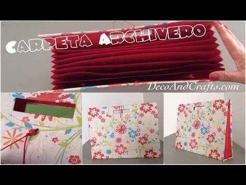 Carpeta Archivero - Reciclaje Parte 1 - YouTube Carpeta Archivero - Reciclaje Parte 1 - YouTube