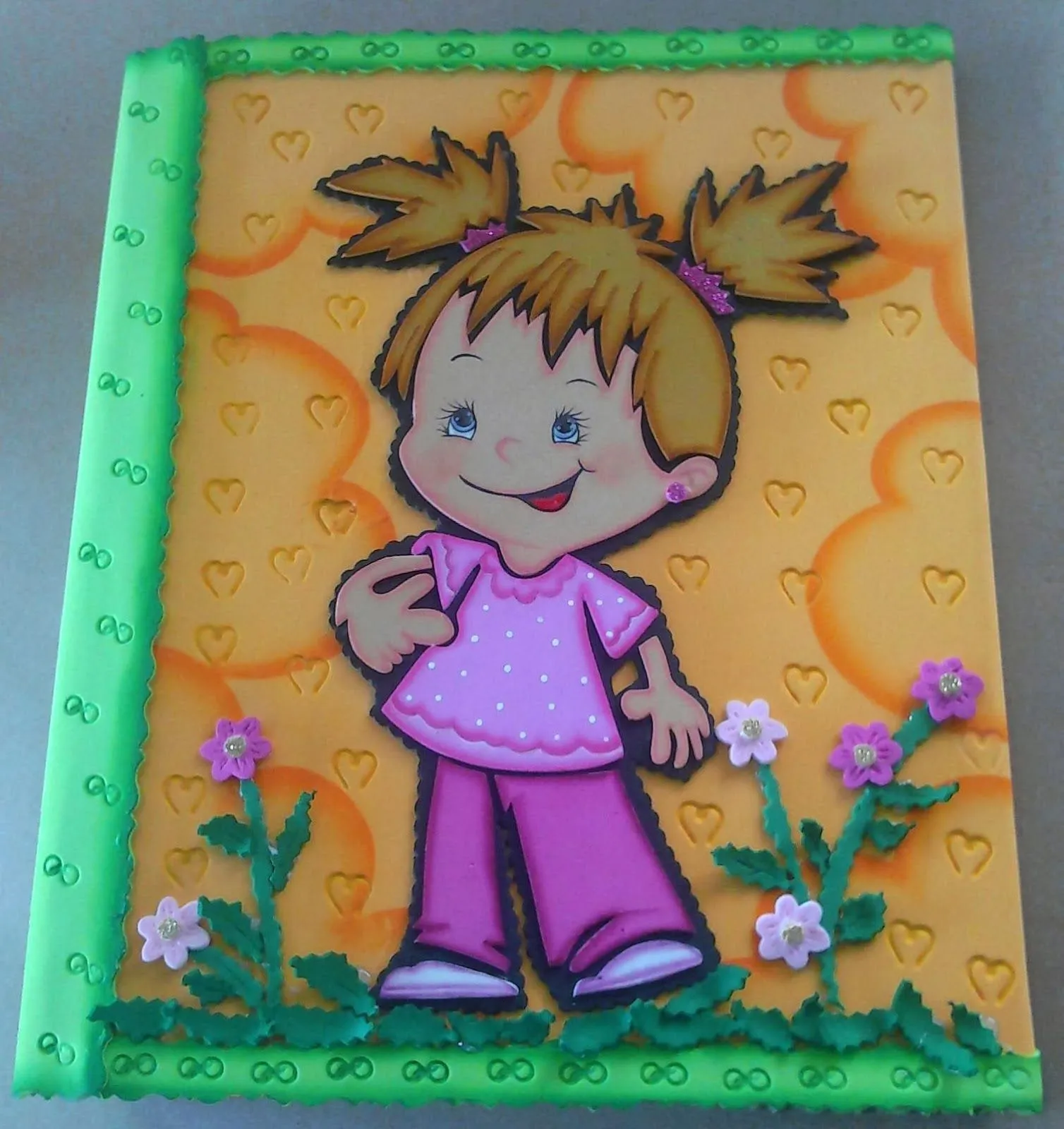 Carpeta decorada en foamy y cartulina | MIS TABLAS
