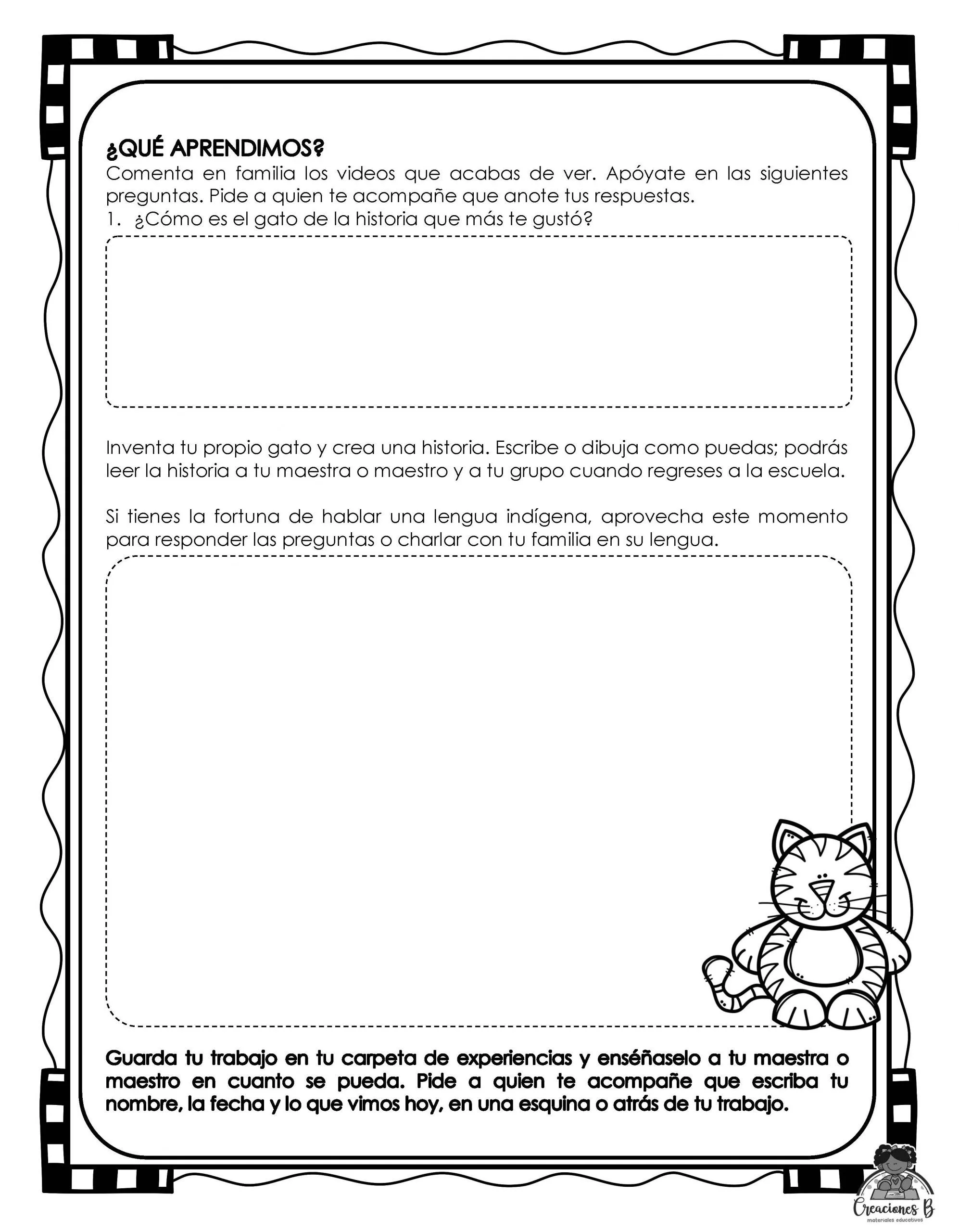 CARPETA DE EXPERIENCIAS sesión del 3 DE junio PREESCOLAR – Imagenes Educativas CARPETA DE EXPERIENCIAS sesión del 3 DE junio PREESCOLAR – Imagenes Educativas