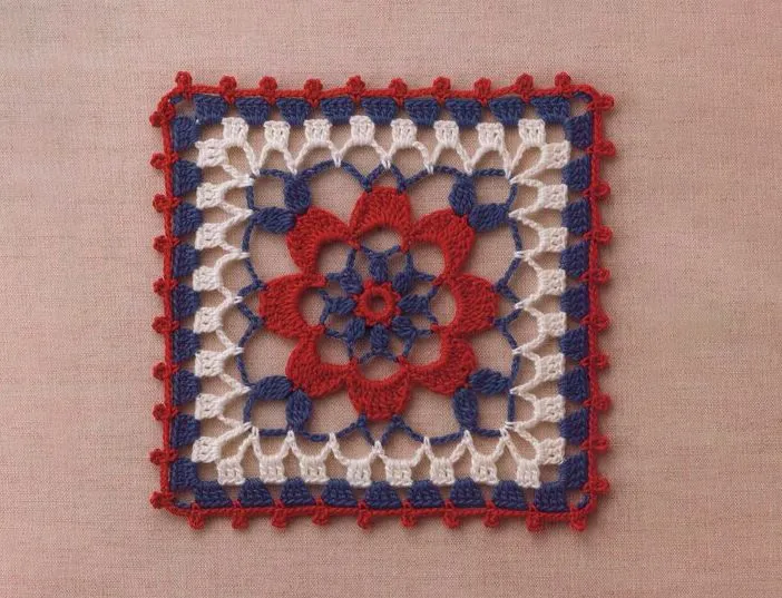 Carpeta Flor de Verbena en Crochet PATRÓN GRATIS Carpeta Flor de Verbena en Crochet PATRÓN GRATIS