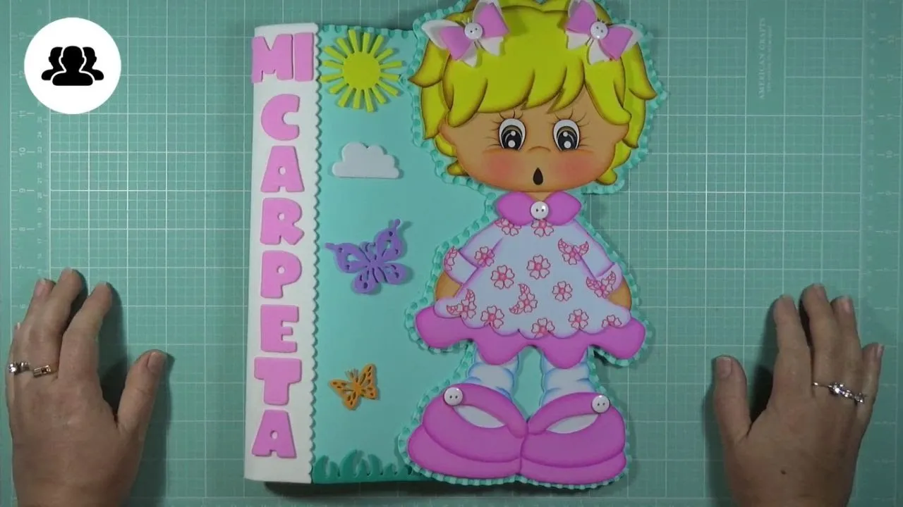 Carpeta, Forro, Tapa para Cuaderno para Niña en Foamy, Goma Eva, Microporoso (Handmade Craft)❤️ - YouTube Carpeta, Forro, Tapa para Cuaderno para Niña en Foamy, Goma Eva, Microporoso (Handmade Craft)❤️ - YouTube