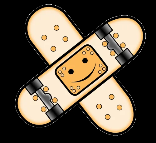 Carpeta de henganskater: Pegatina Skate-tirita. Carpeta de henganskater: Pegatina Skate-tirita.