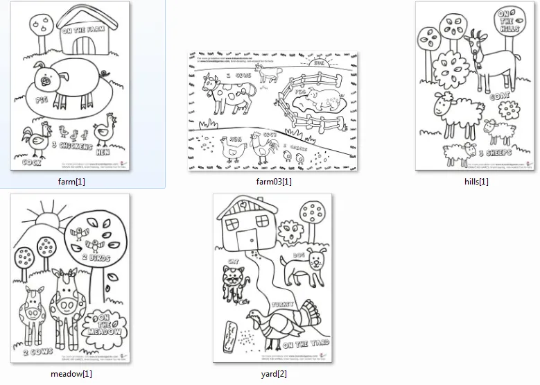 CARPETA DEL MAESTRO: ANIMALES DE GRANJA, CORRAL, MONTAÑA Y PRADO ...