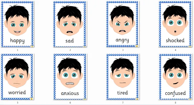 CARPETA DEL MAESTRO: EMOTION PORSTERS (BOY)