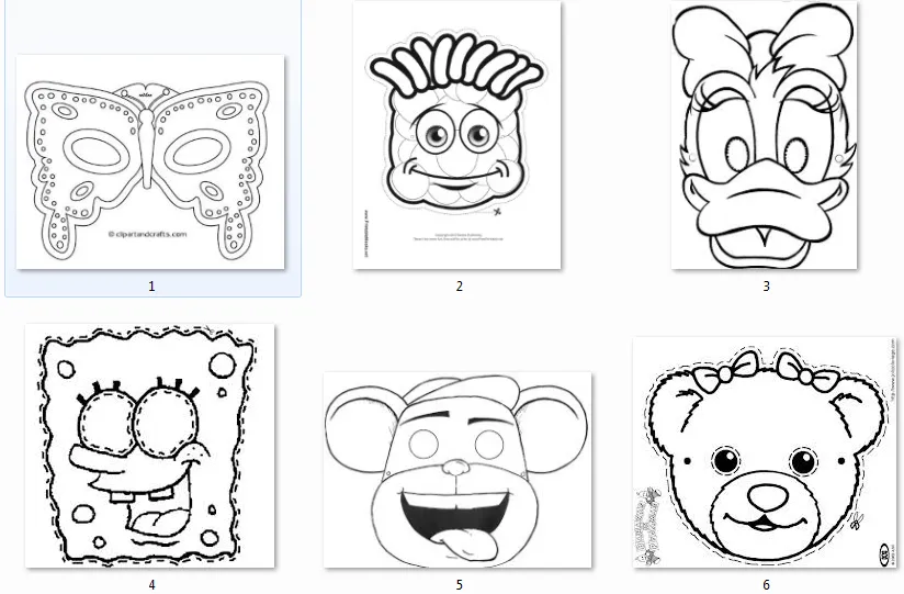 CARPETA DEL MAESTRO: MÁSCARAS PARA EL CARNAVAL