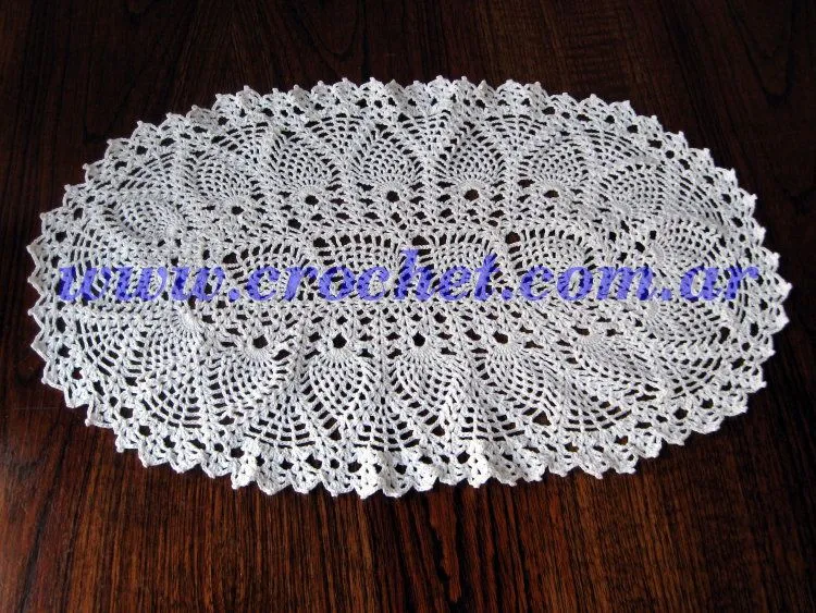 Carpeta Ovalada a crochet