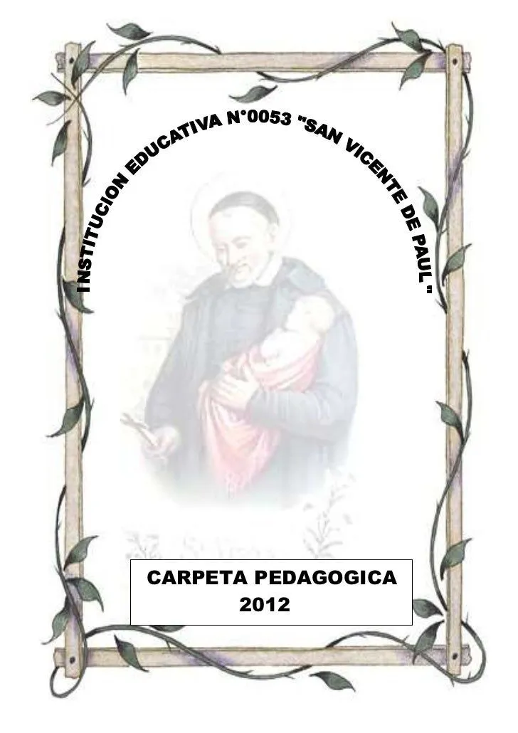 Carpeta pedagogica Carpeta pedagogica