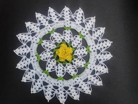 carpeta sencilla crochet - YouTube