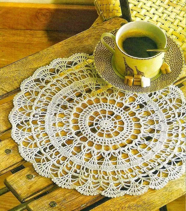 Carpeta tejida con ganchillo o crochet con explicación | Crochet y ... Carpeta tejida con ganchillo o crochet con explicación | Crochet y ...