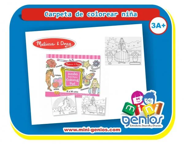 Carpetas para colorear | Mini Genios - Estimulación, Desarrollo y ...