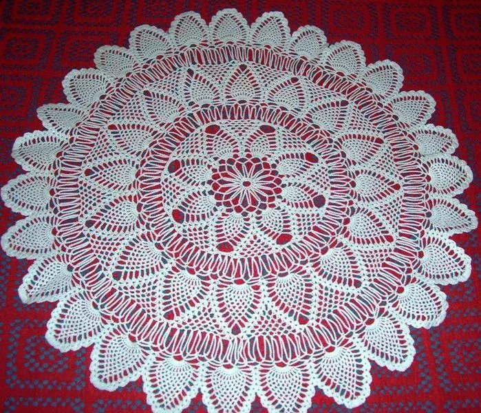 Carpeta a crochet redonda paso a paso - Imagui