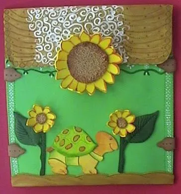 Carpetas tipo sobre en foami