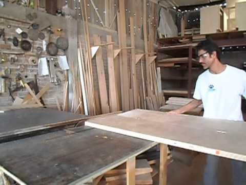 Carpintería - Como cortar puerta de tambor - YouTube
