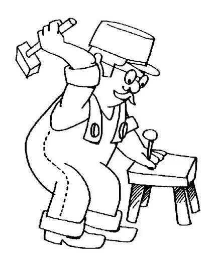 DIBUJOS PARA COLOREAR CARPINTEROS | Dibujos para colorear DIBUJOS PARA COLOREAR CARPINTEROS | Dibujos para colorear
