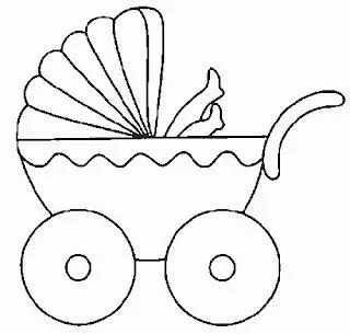 Carreola de baby shower animado - Imagui