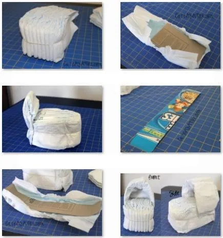 carreola baby shower | diy pañales | Pinterest