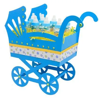 Carreola de madera para Baby Shower, ideal para una barra de ...