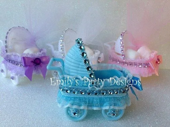 Carreolitas para recuerdos baby shower por designsbyemilys en Etsy