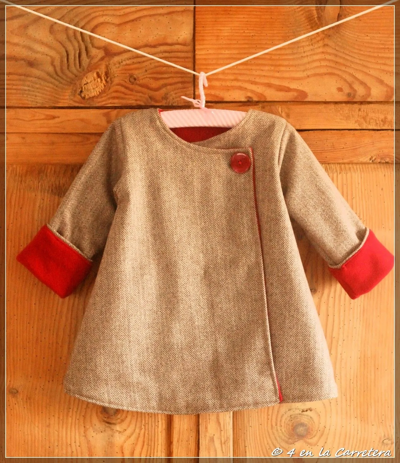 4 EN LA CARRETERA. Handmade: LITTLE MADEMOISELLE COAT - ABRIGO ...